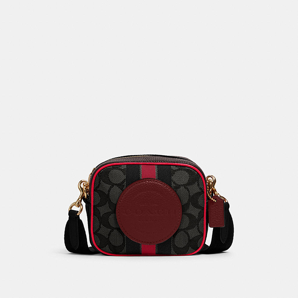 COACH® Outlet | MINI DEMPSEY CAMERA BAG IN SIGNATURE JACQUARD WITH ...