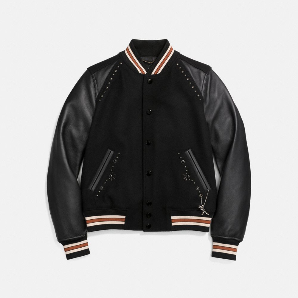 COACH Embellished Varsity Jacket