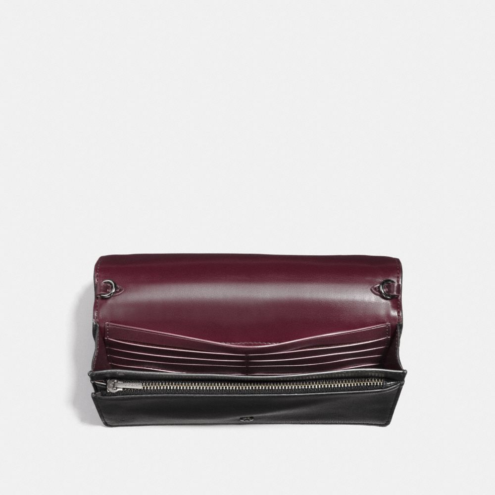coach hayden foldover crossbody clutch with rivets