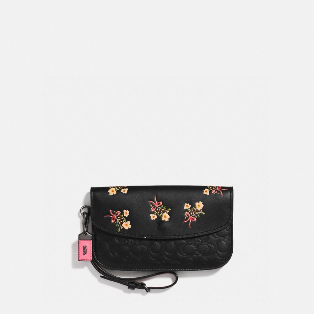 coach floral bow print