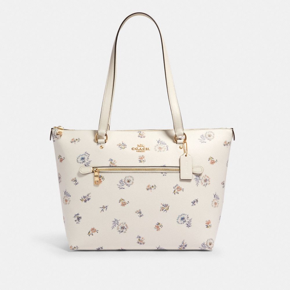 coach floral tote