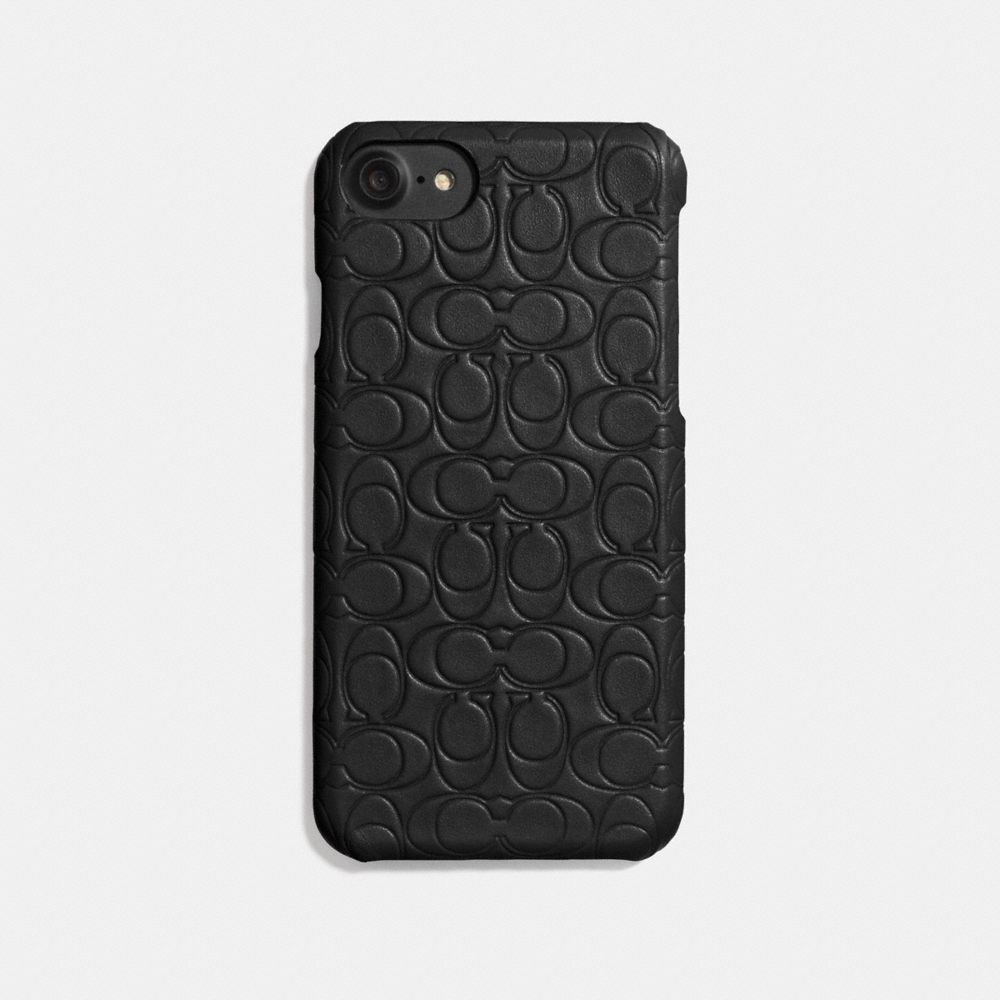 COACH: iPhone Case in Signature Leather