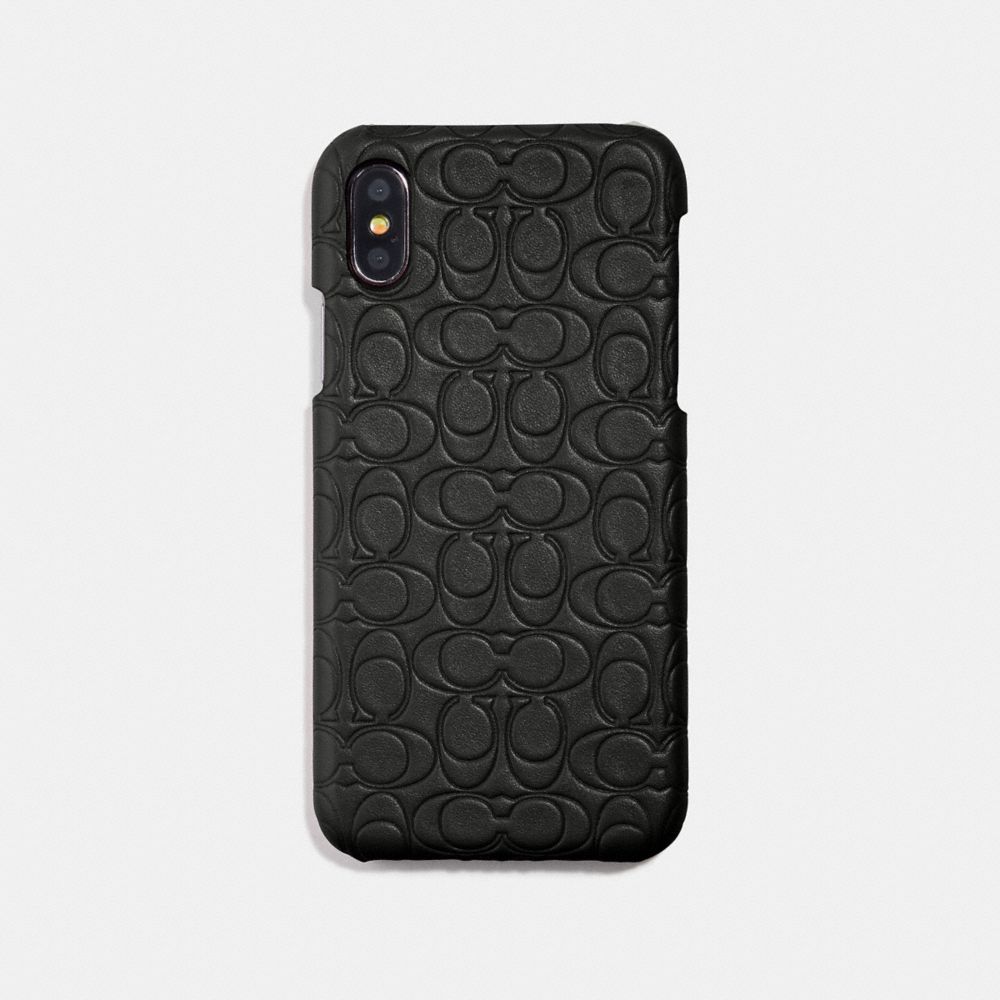 COACH Iphone 6s/7/8/x/xs Case In Signature Leather