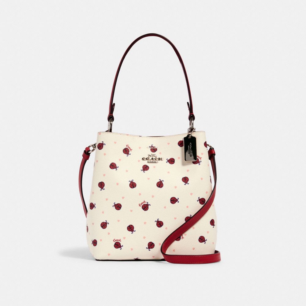 small red coach purse