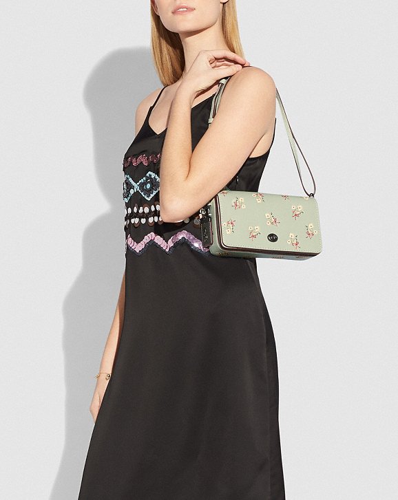 Coach Dinky With Floral Bow Print Alternate View 4