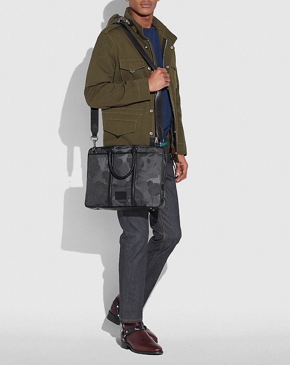 Coach Metropolitan Slim Brief With Wild Beast Print Alternate View 3