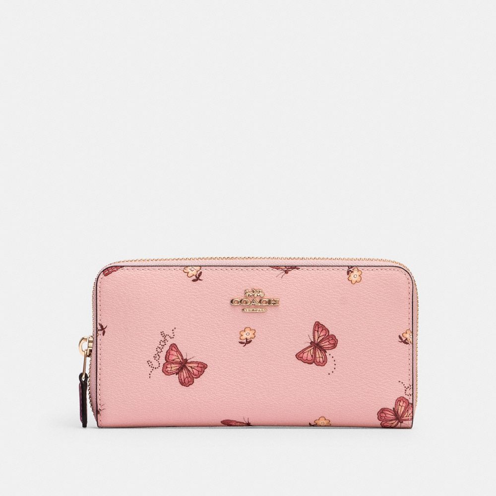 pink coach wallet