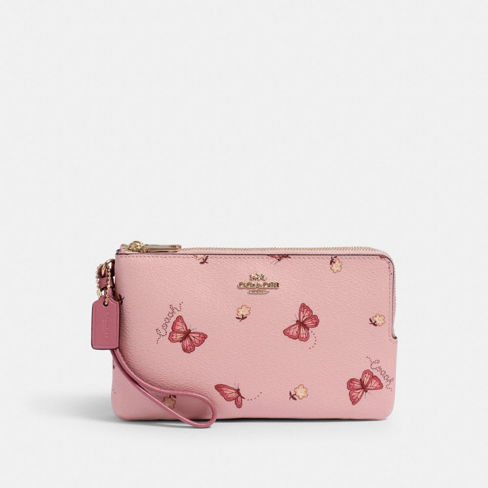 pink coach wallet