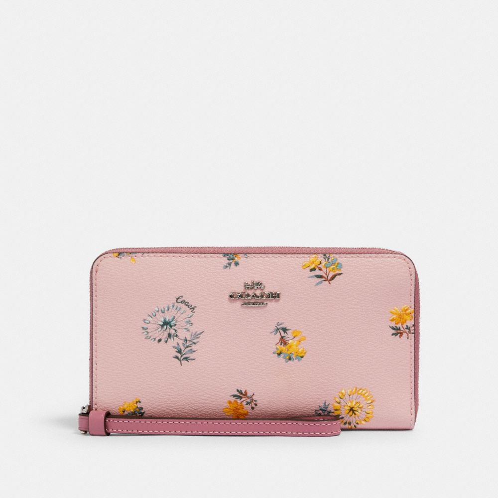 coach wallet flower