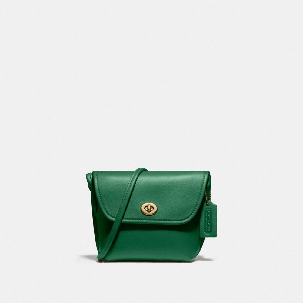 coach green handbag