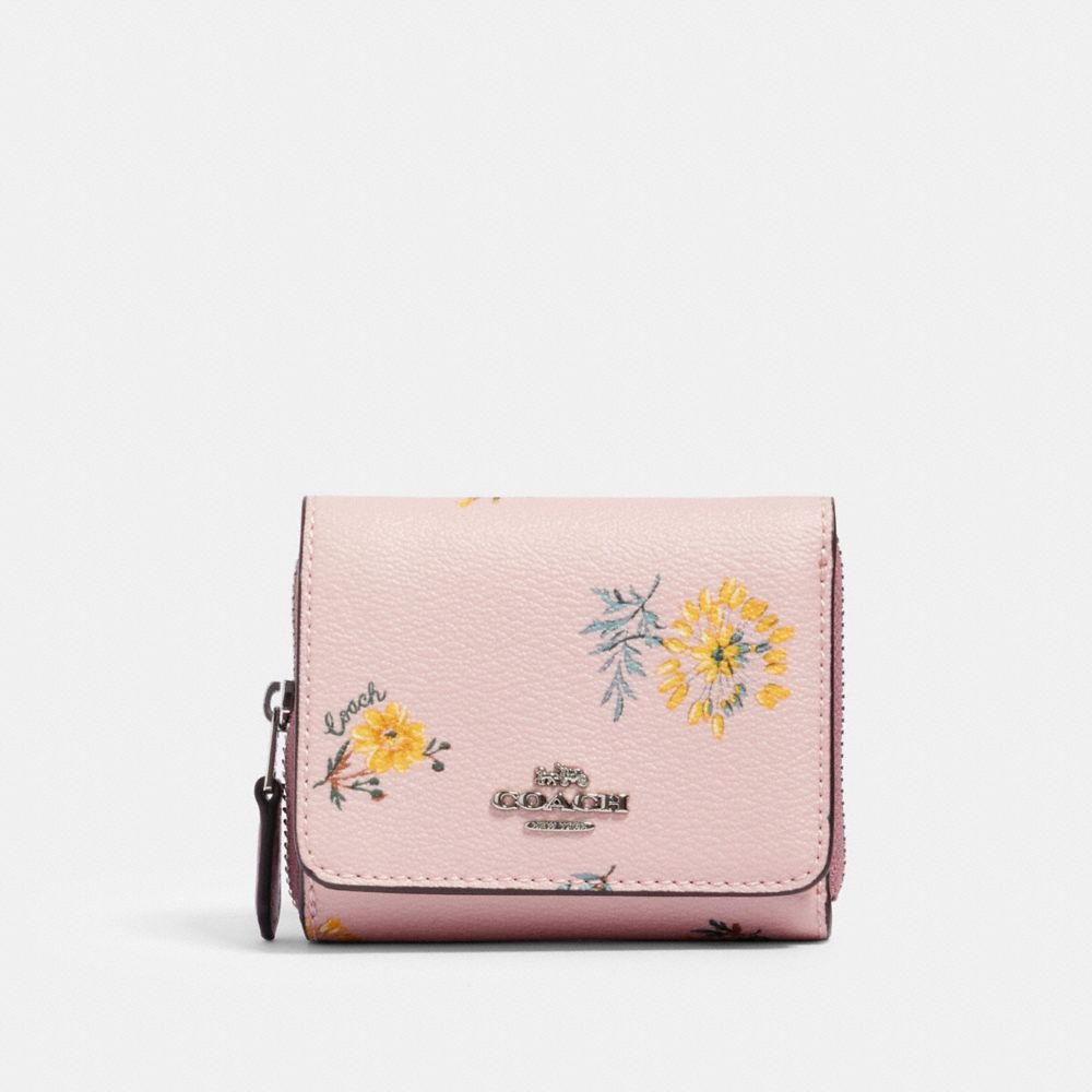 coach wallet flower