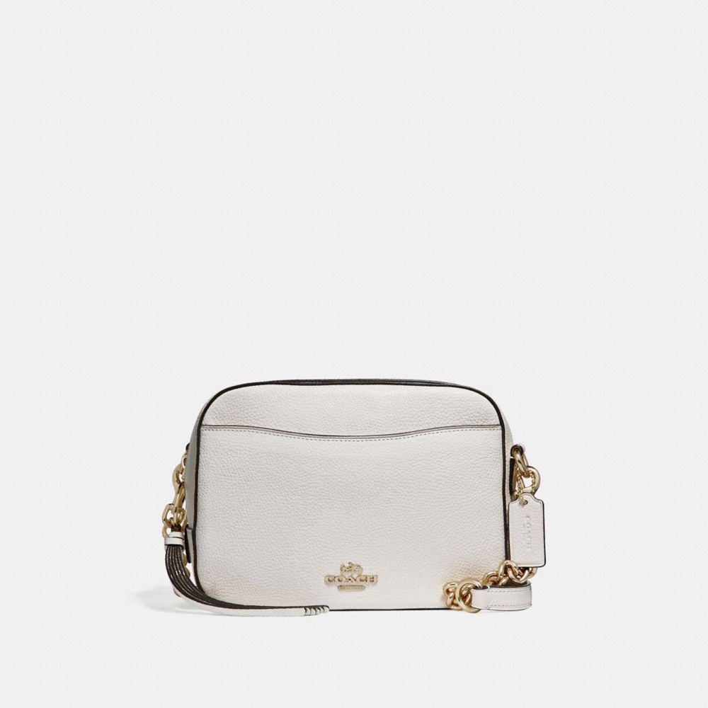 gold coach bag