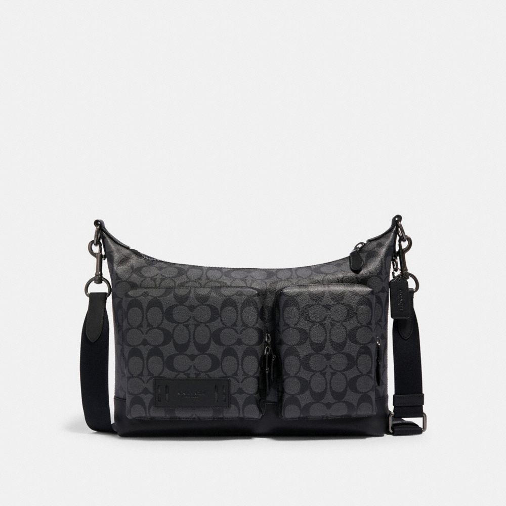 coach canvas messenger bag