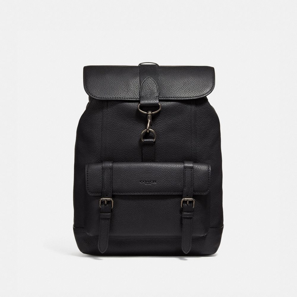 coach mini backpack black