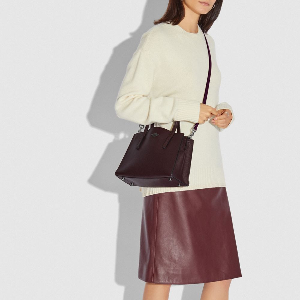 coach charlie carryall 28 oxblood