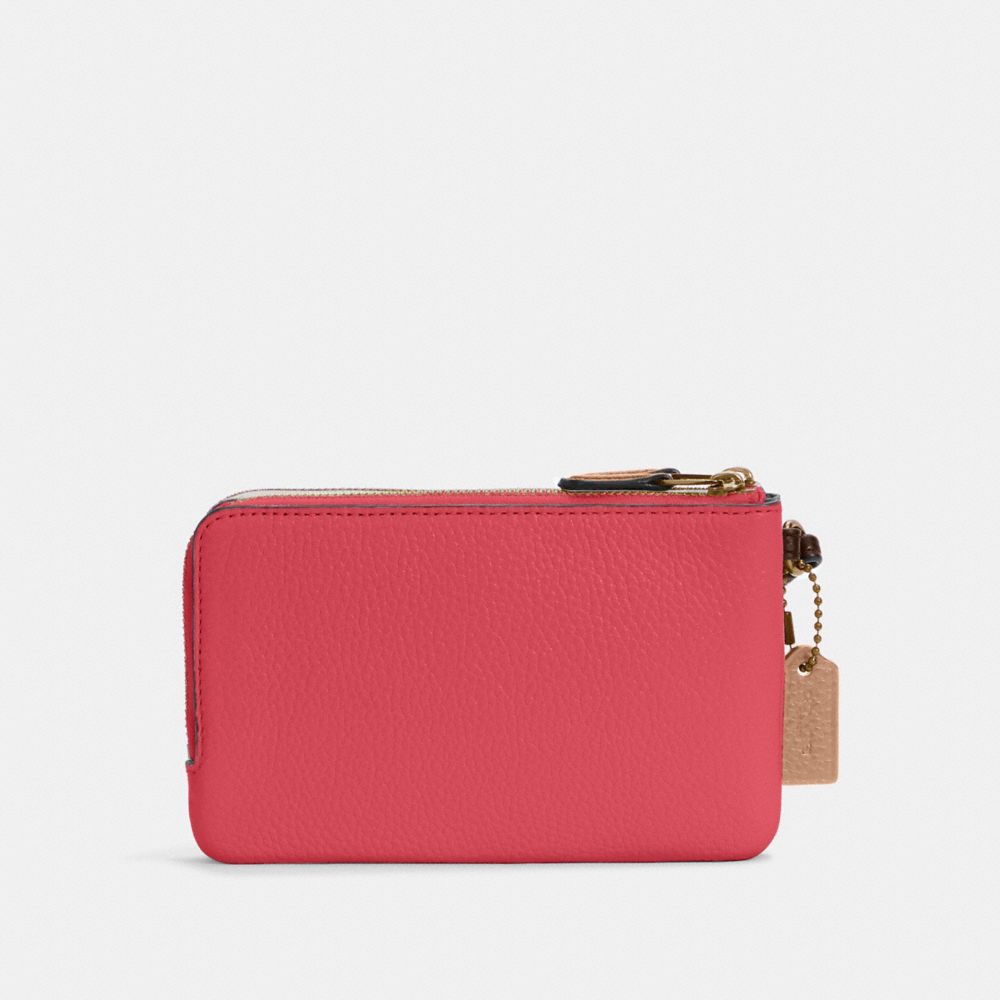 DOUBLE CORNER ZIP WRISTLET IN COLORBLOCK - Alternate View 2