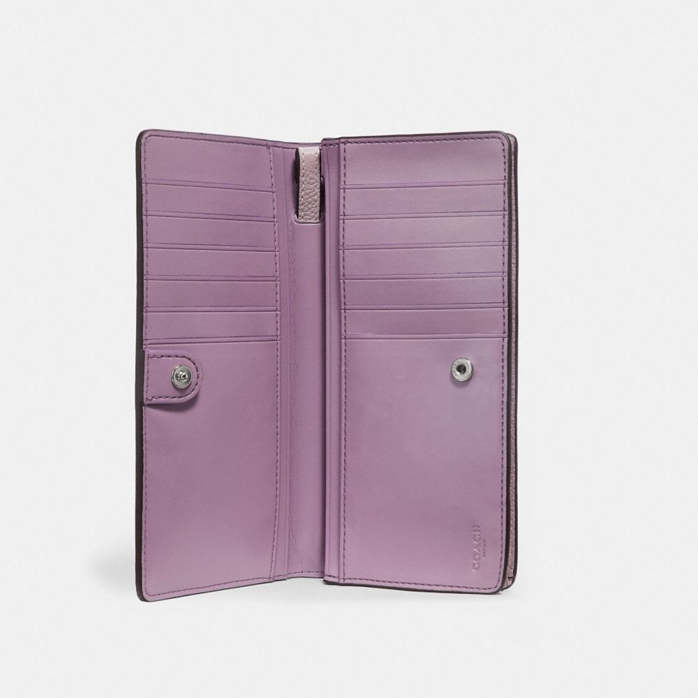 Slim Wallet With Prairie Rivets Detail COACH