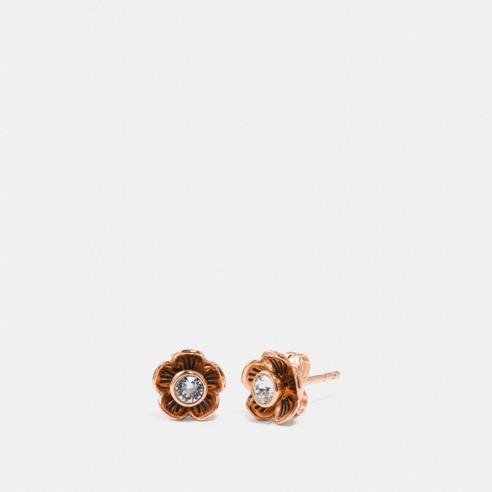 rose stud earrings