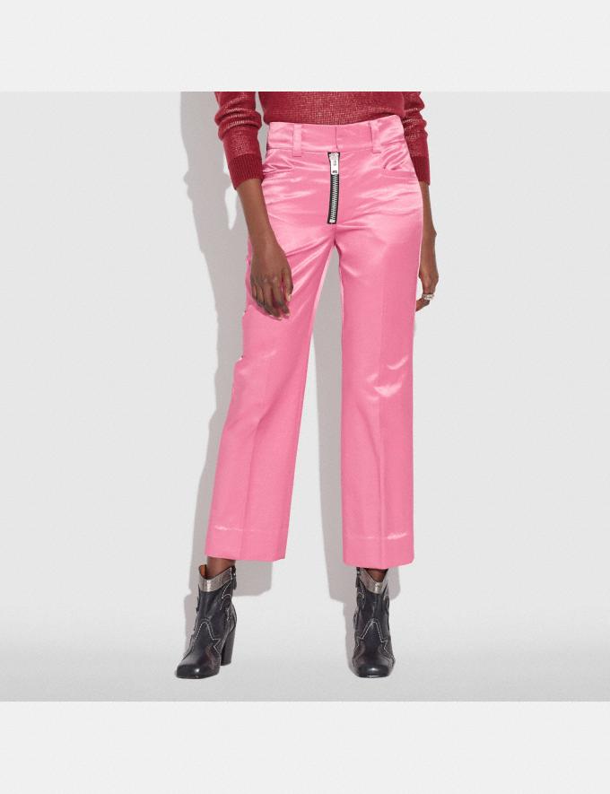 COACH: Satin Tailored Trousers