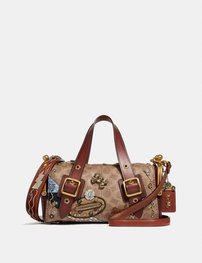 COACH: X Keith Haring Mailbox Bag 24 In Signature Patchwork