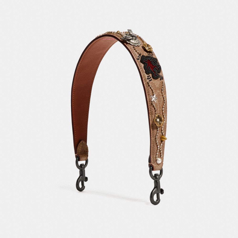 COACH Coach X Keith Haring Novelty Strap in Signature Patchwork