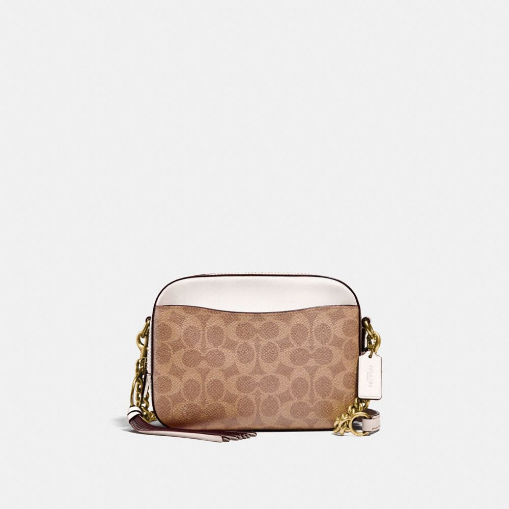 coach signature canvas crossbody