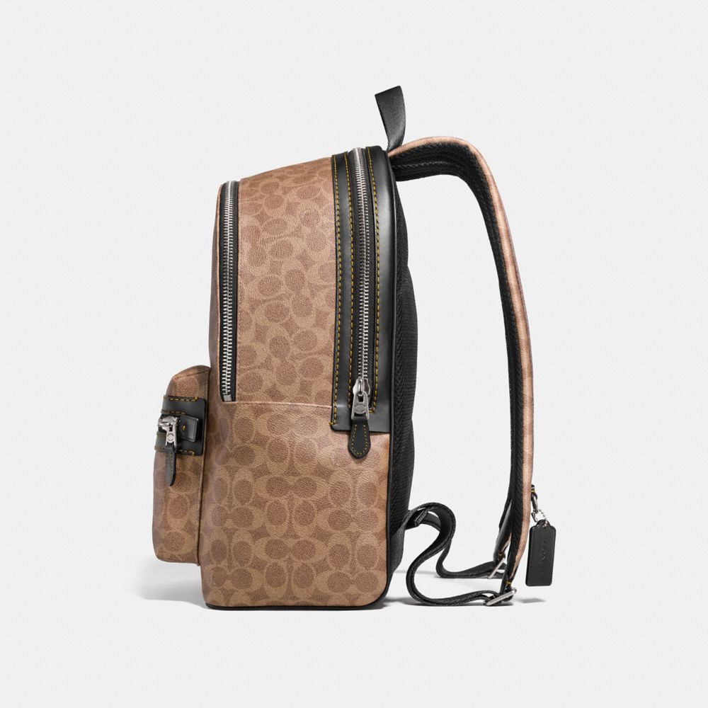 Coach Academy Backpack In Signature Canvas IUCN Water