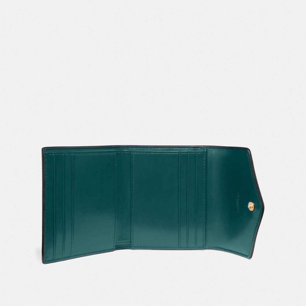 SMALL WALLET IN COLORBLOCK SIGNATURE CANVAS - Alternate View 1