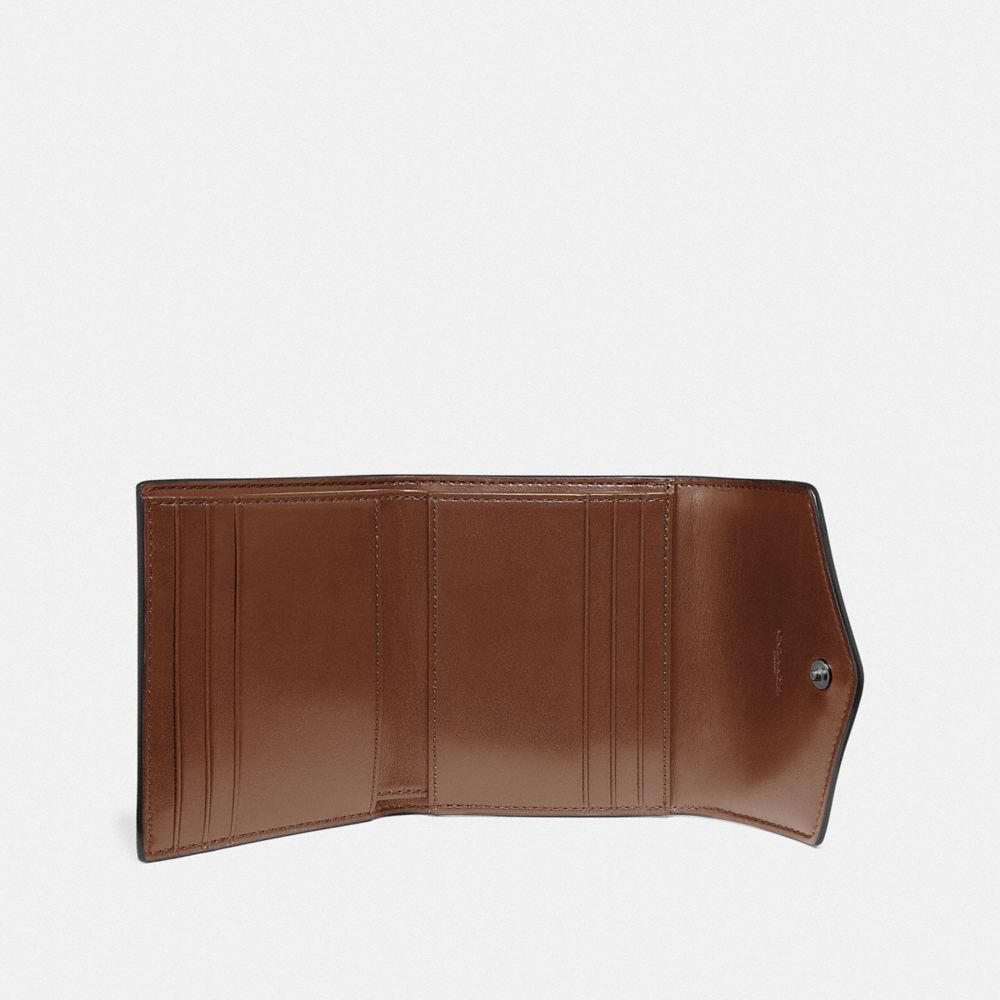 SMALL WALLET IN COLORBLOCK SIGNATURE CANVAS - Alternate View 2