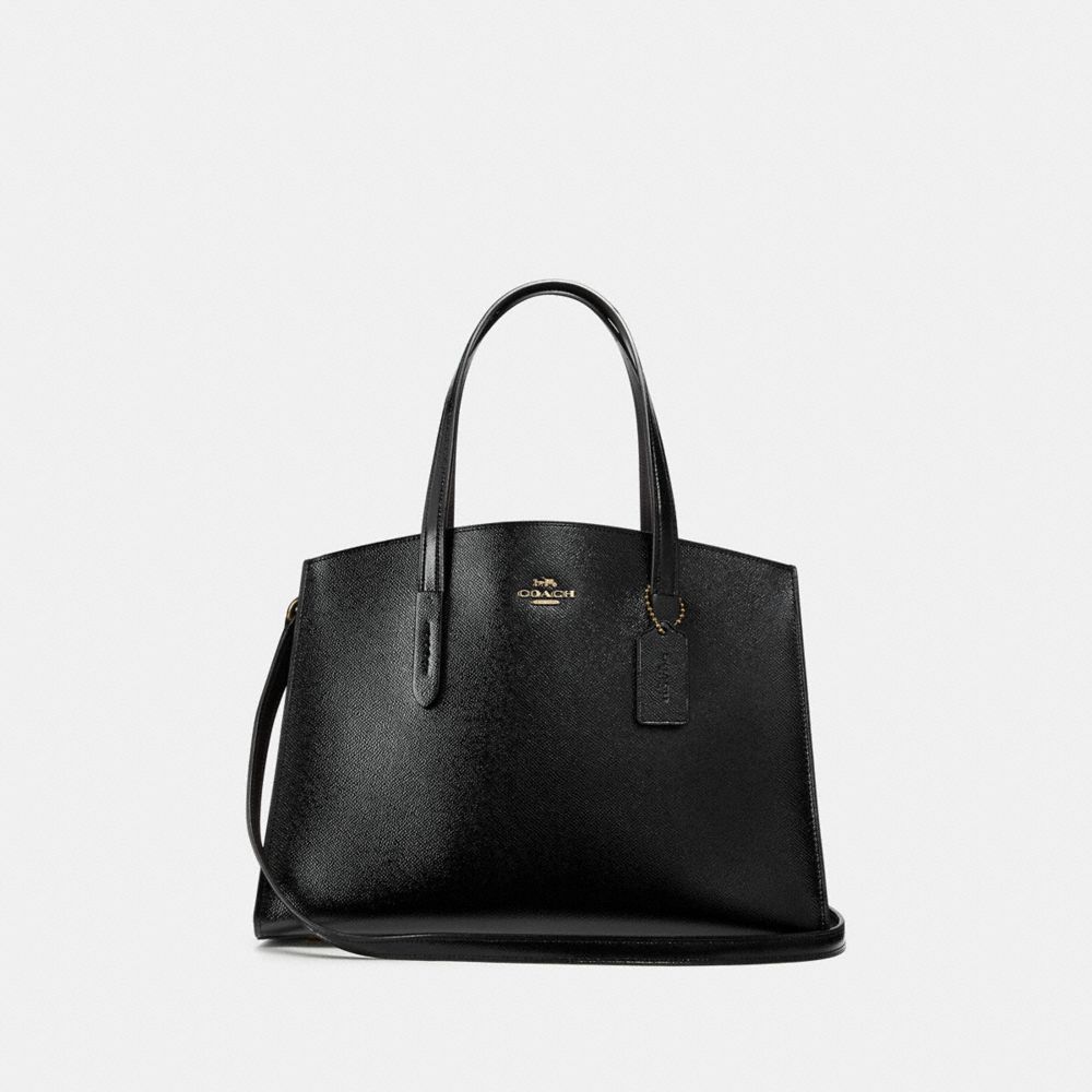 coach charlie carryall black