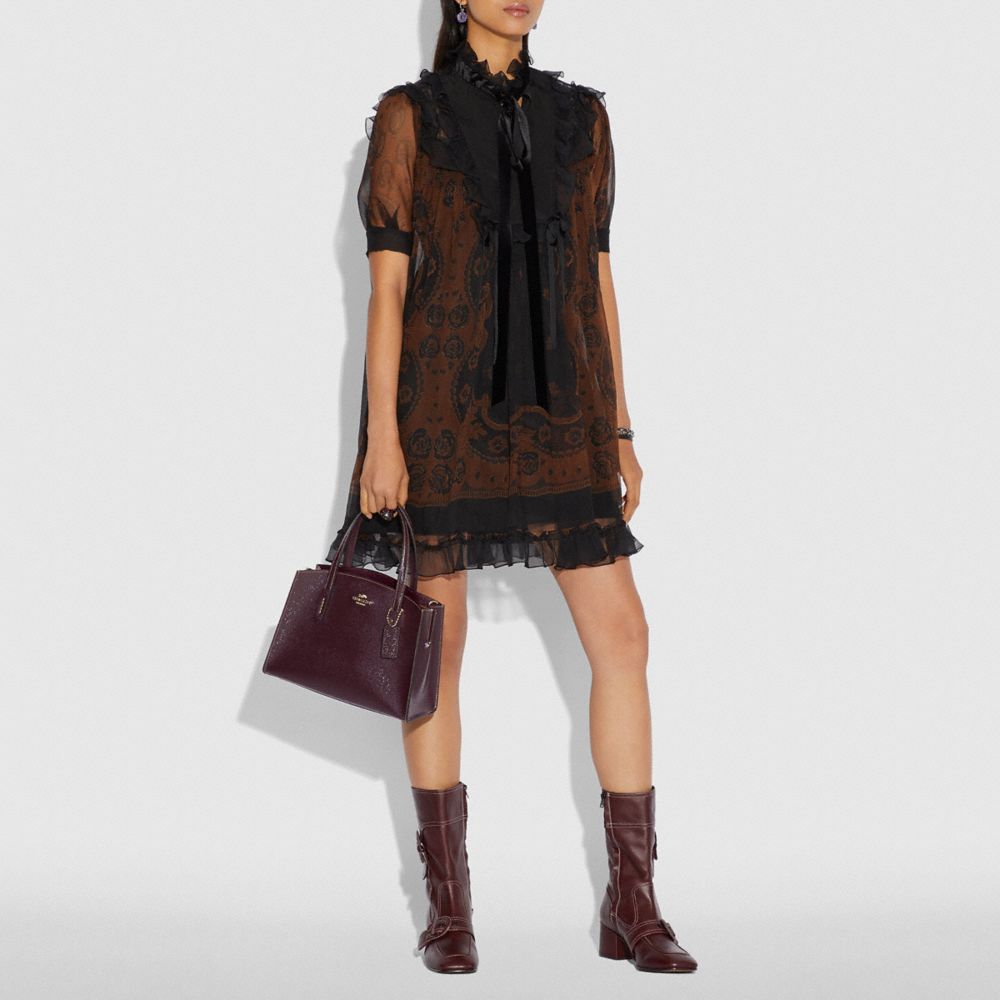 coach charlie carryall 28 oxblood