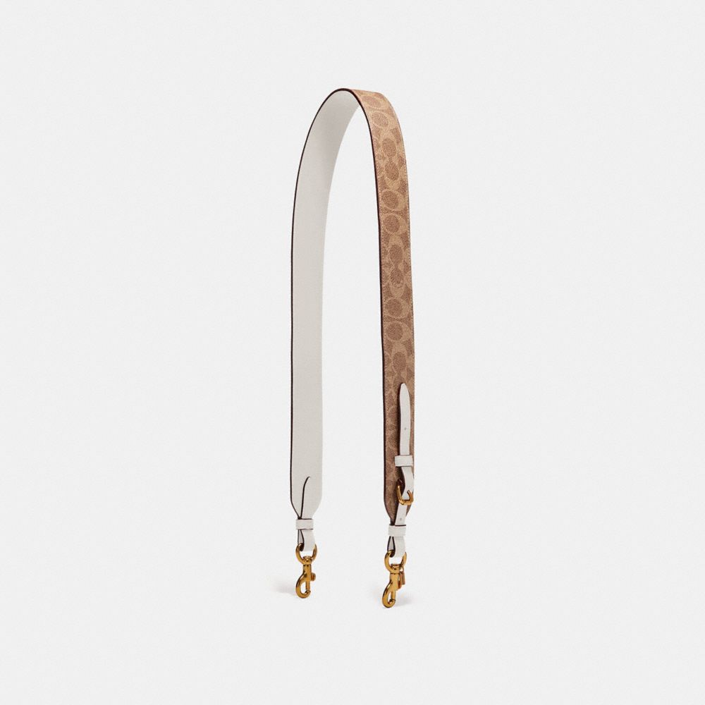 beige bag strap