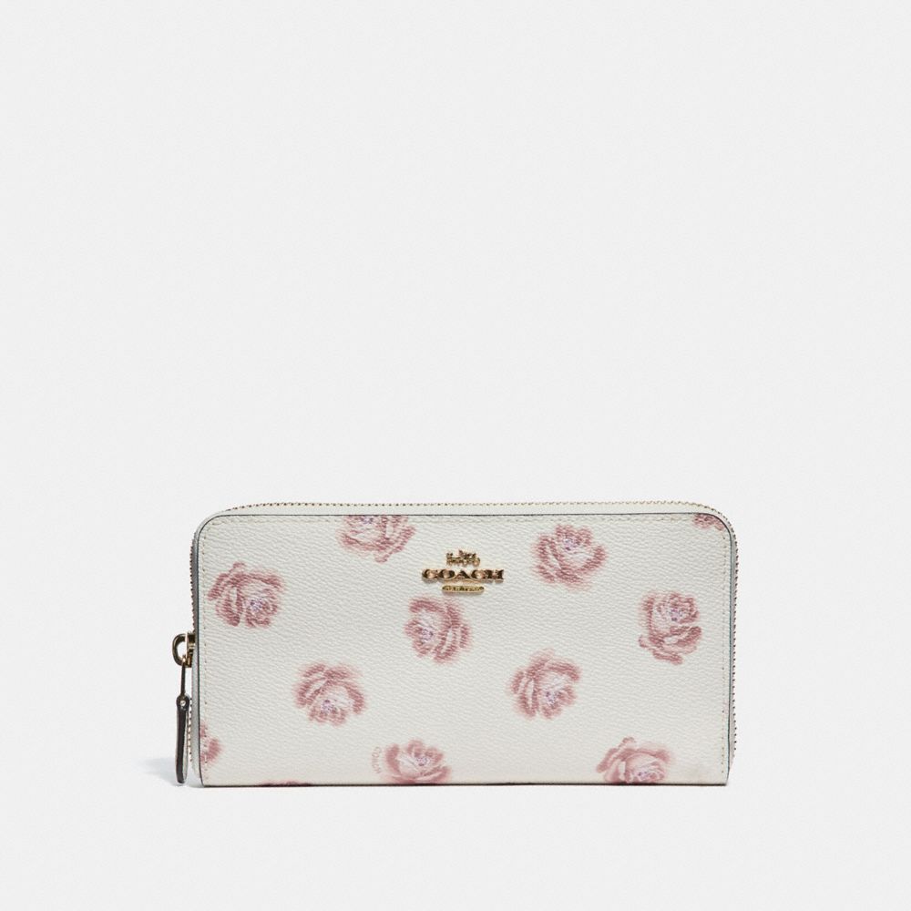 coach rose print purse