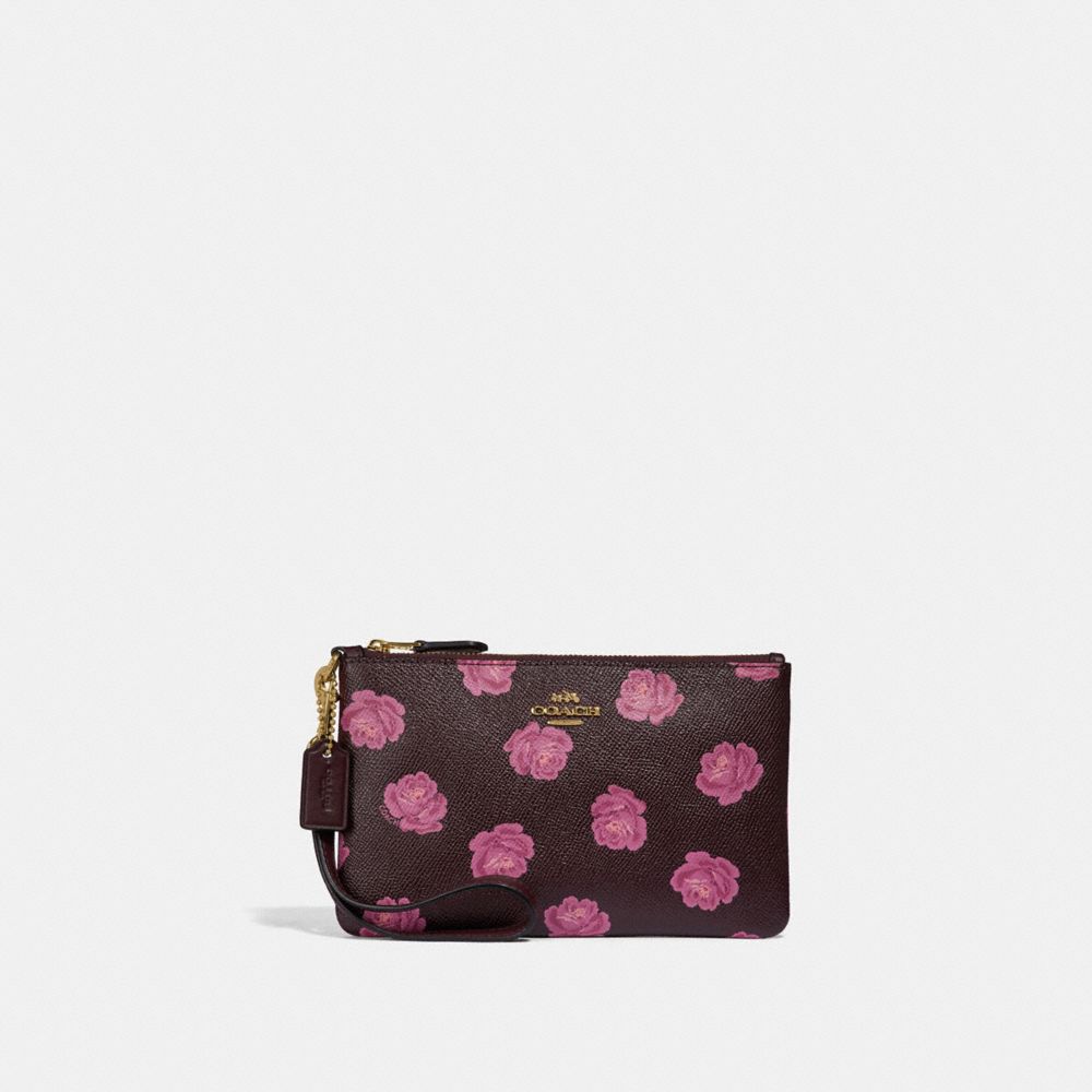 coach rose print purse