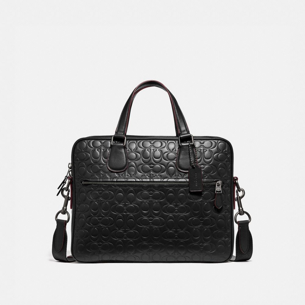 coach signature laptop bag