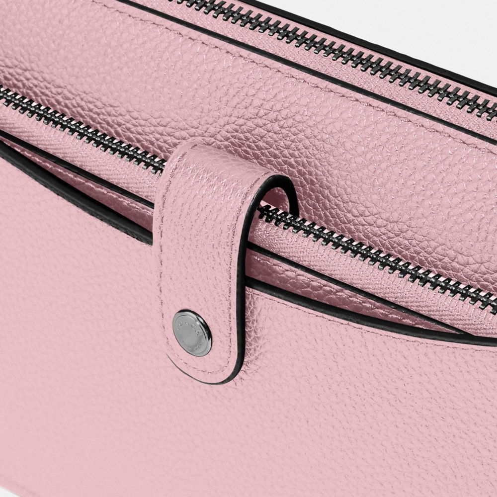 coach pebble pop up crossbody wallet