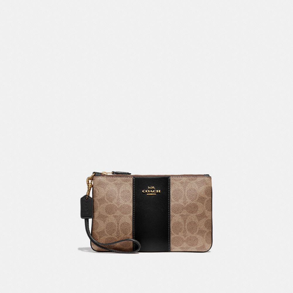 coach mini wristlet