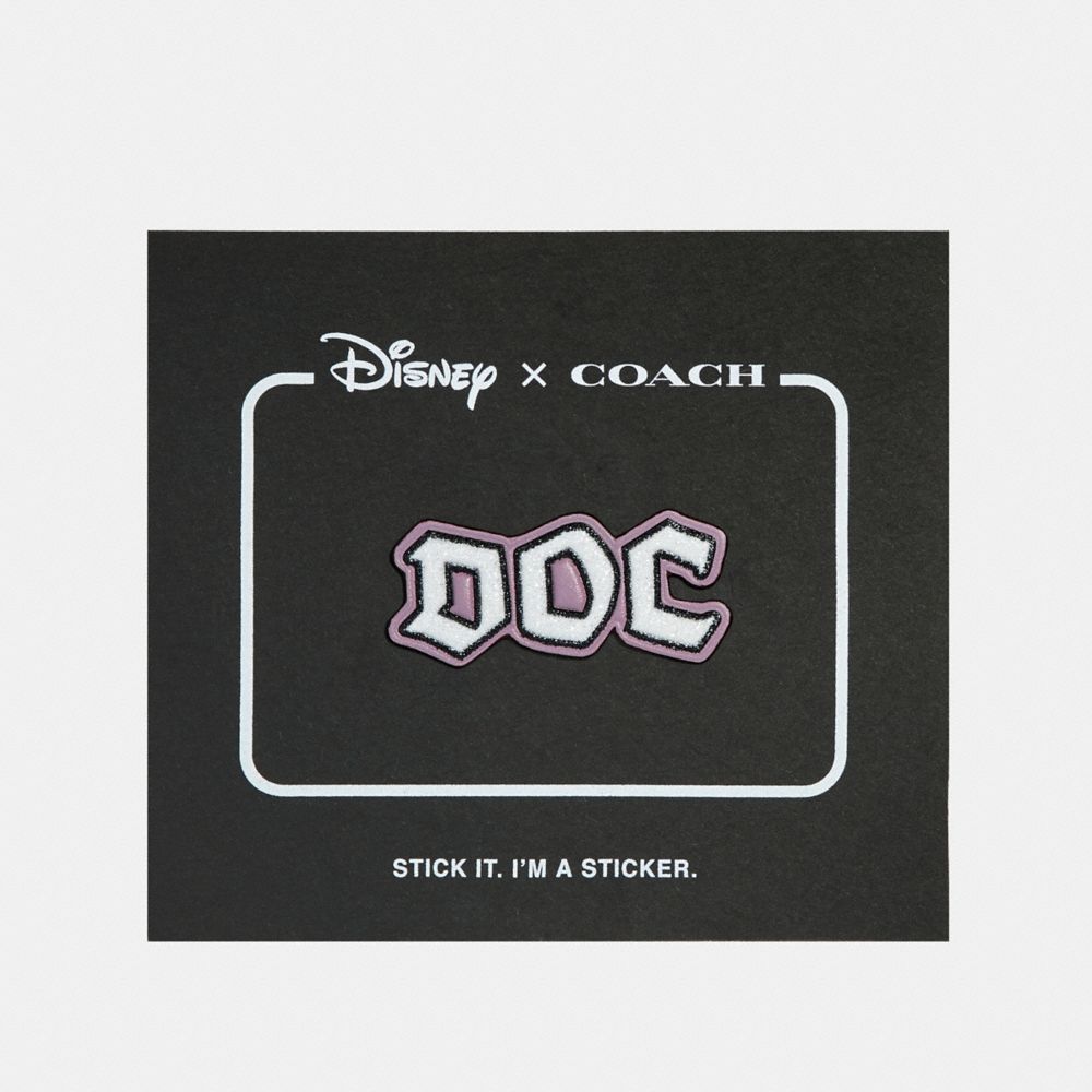 DISNEY X COACH DOC STICKER