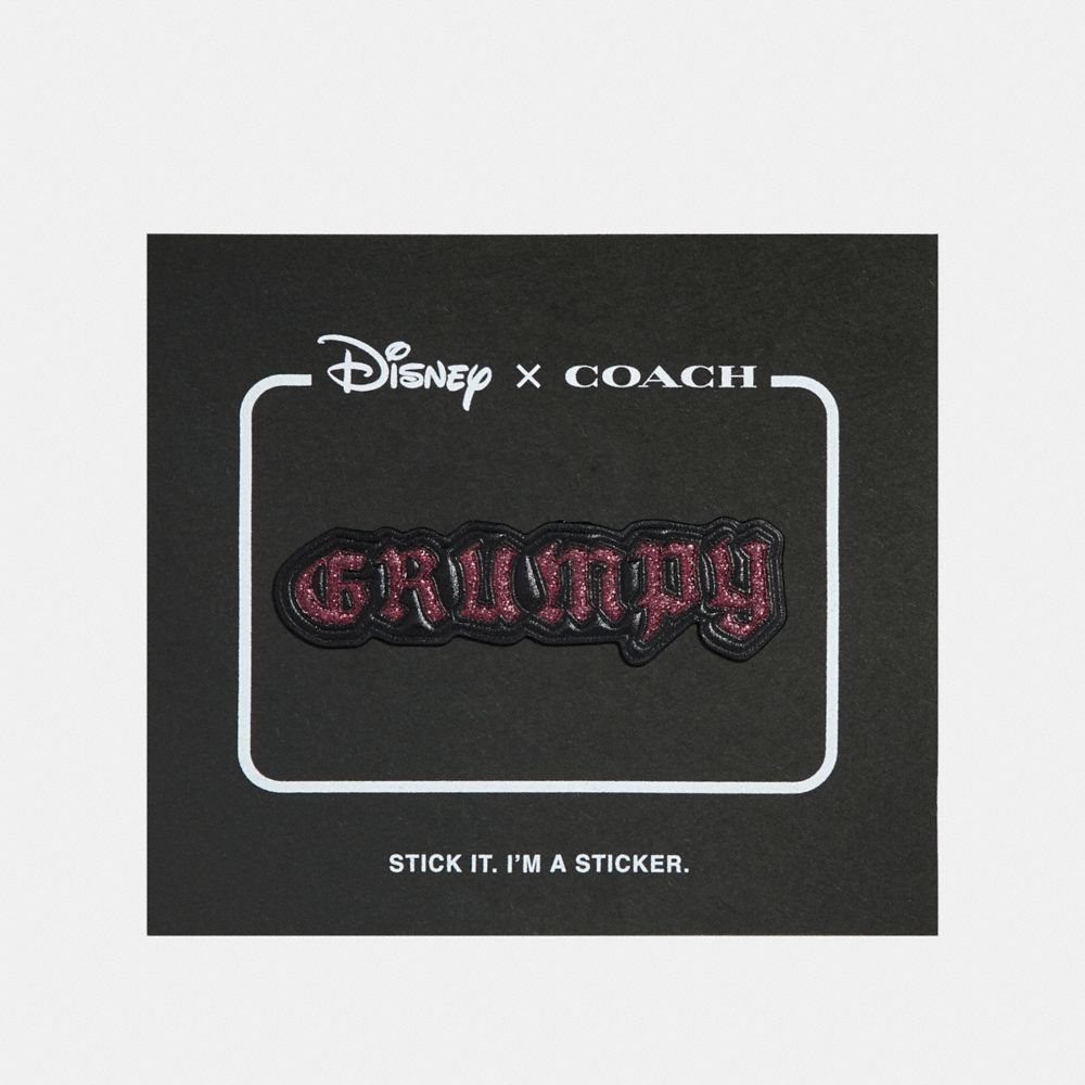 DISNEY X COACH GRUMPY STICKER