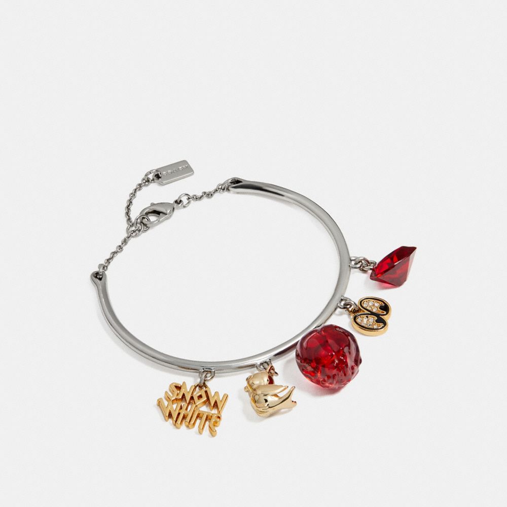 DISNEY X COACH SNOW WHITE BANGLE CHARM BRACELET