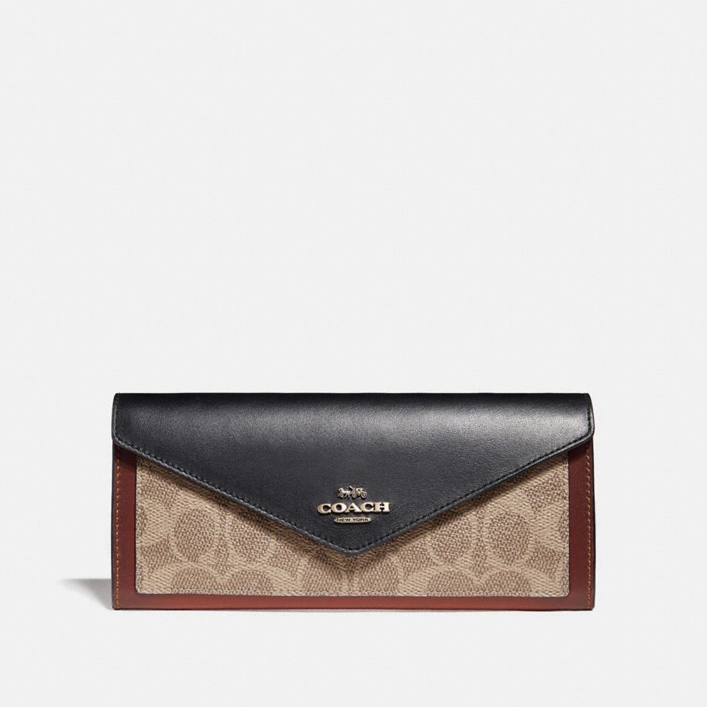 coach wallet signature