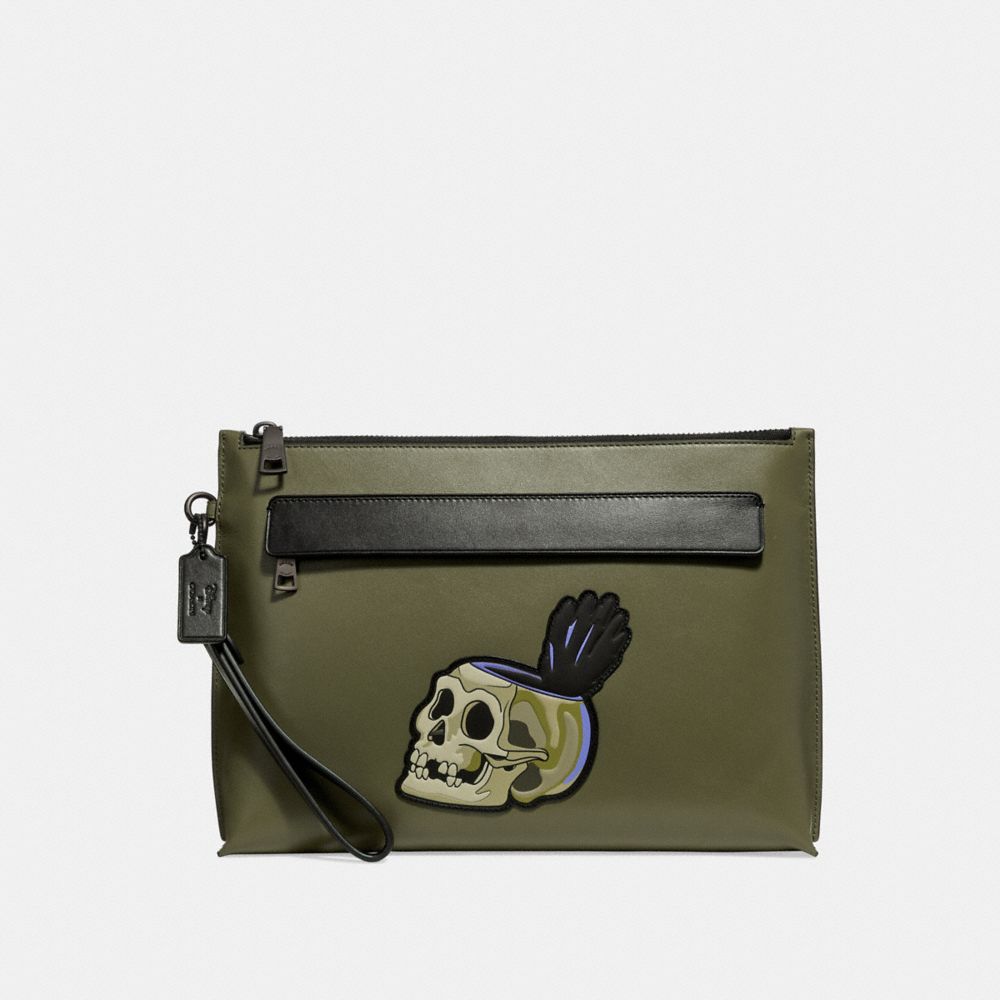 coach skull bag