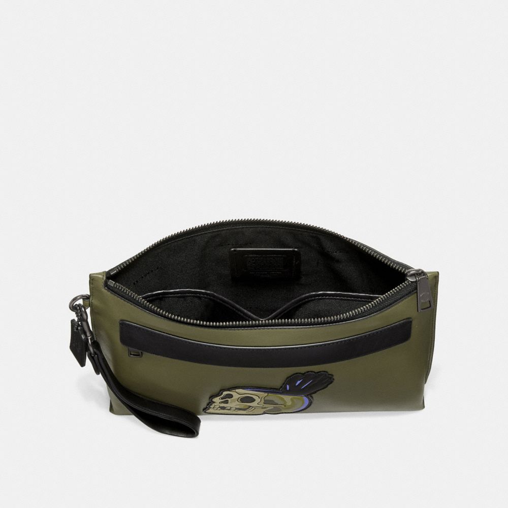 coach carryall pouch