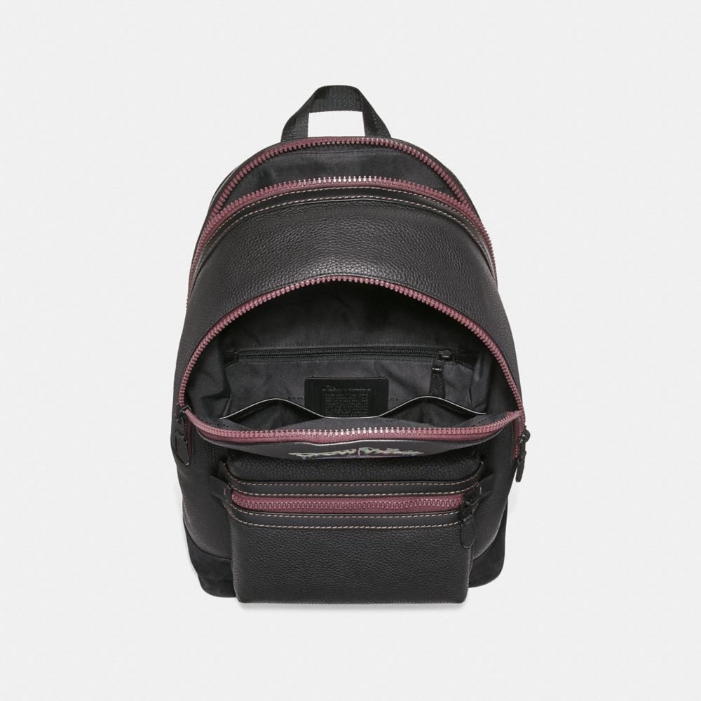 DISNEY X COACH ACADEMY BACKPACK WITH POISON APPLE GRAPHIC - Alternate View 2