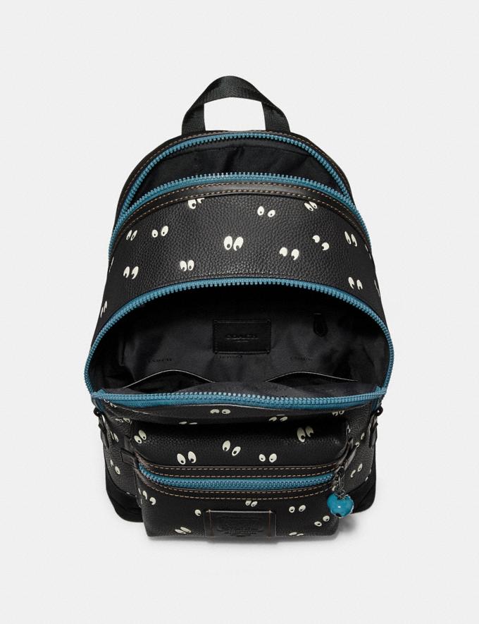 COACH Disney X Academy Backpack With Spooky Eyes Print