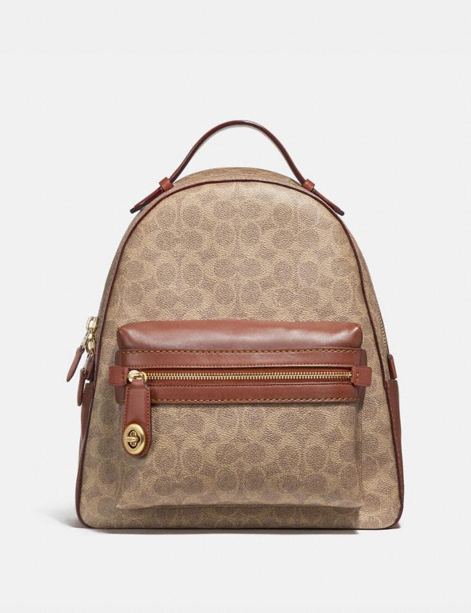 COACH: Campus Backpack In Signature Canvas