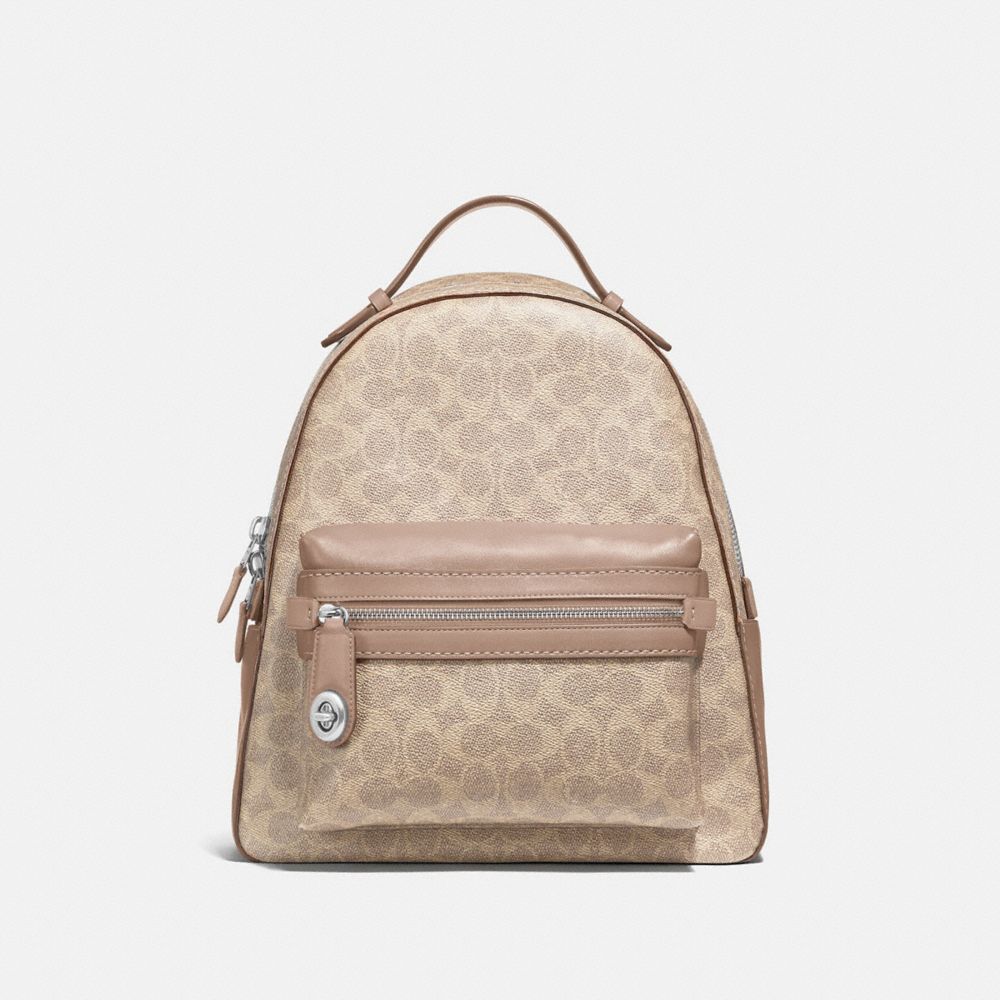 coach canvas backpack