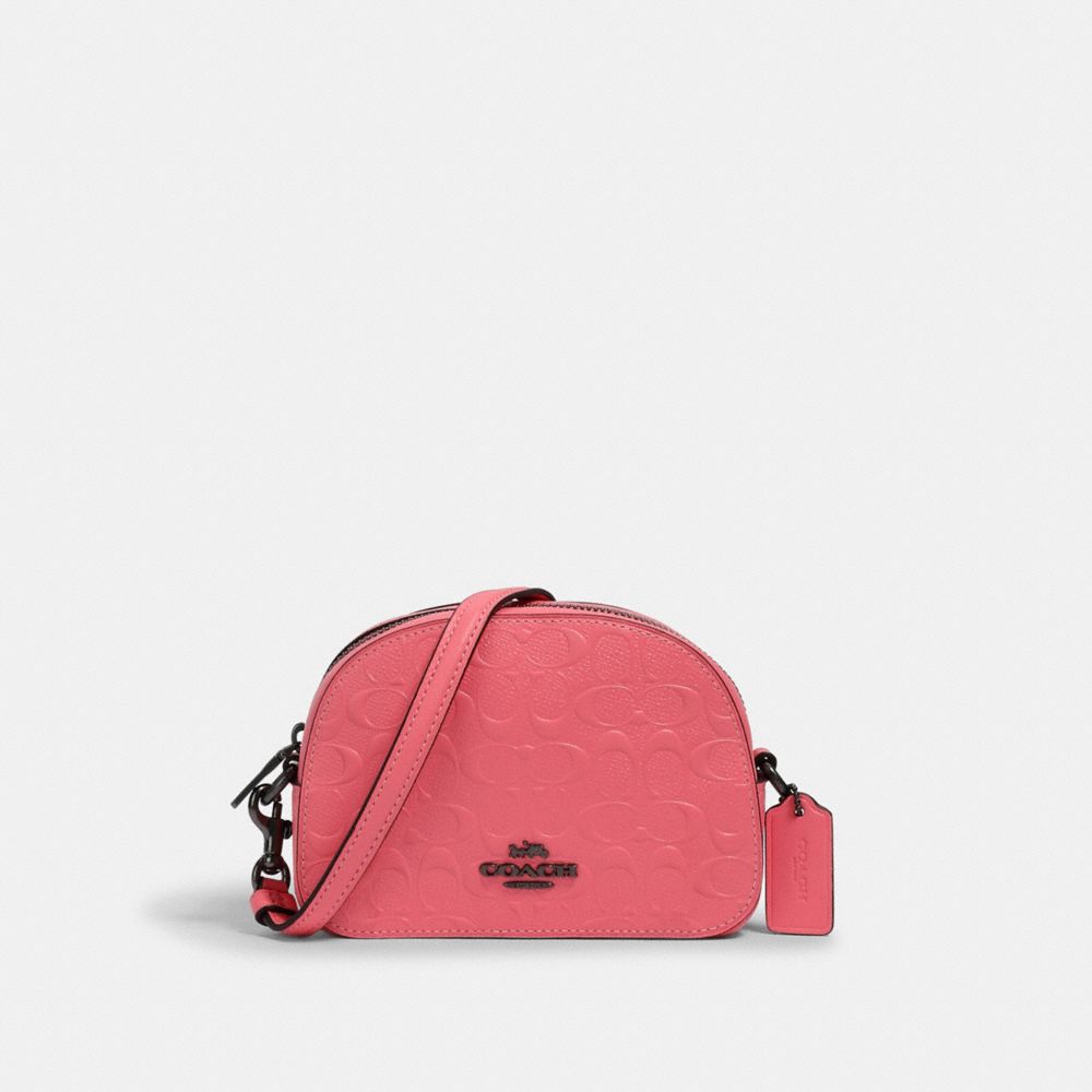 coach pink crossbody