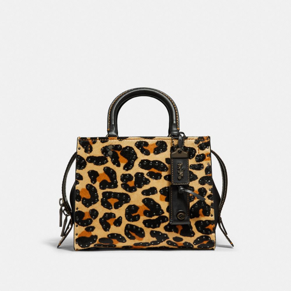 Rogue 25 With Embellished Leopard Print COACH