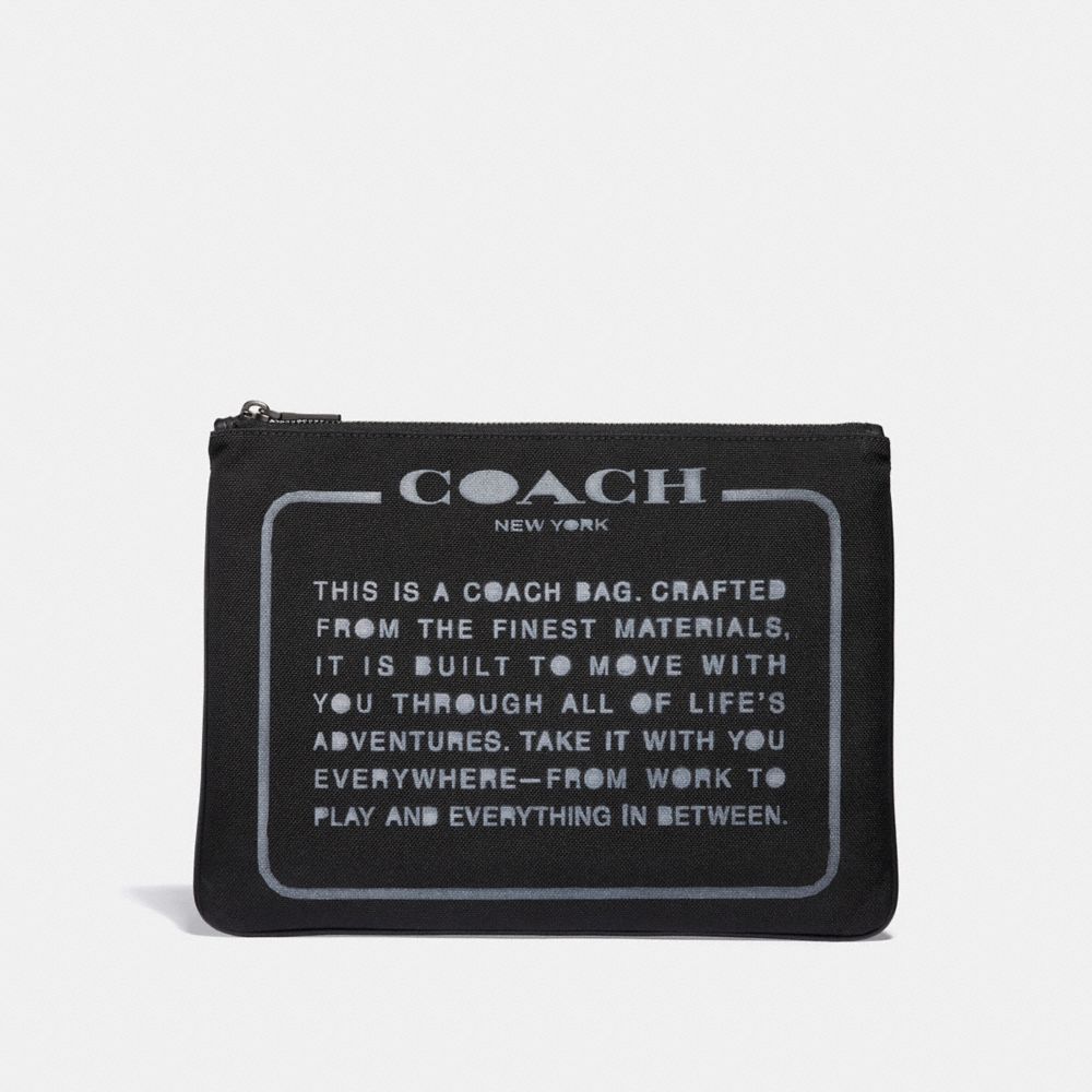 large multifunctional pouch in cordura&reg; fabric with spray storypatch
